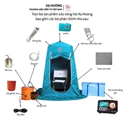 Bộ dụng cụ phụ kiện xông hơi