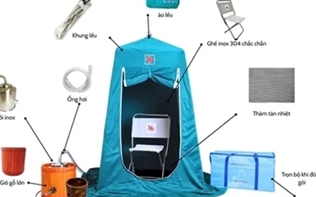 Giá lều xông hơi tại nhà bao nhiêu? Bảng giá mới nhất