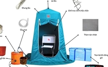 Lều xông hơi tại TP.HCM – Đa dạng mẫu, hỗ trợ tận nơi