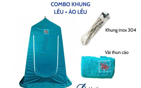 Lều xông hơi vải thun cào cao cấp là gì? Có gì khác so với lều thường?