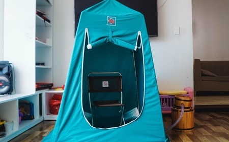 So sánh lều xông hơi tự bung và lều xông khung – Nên chọn loại nào?