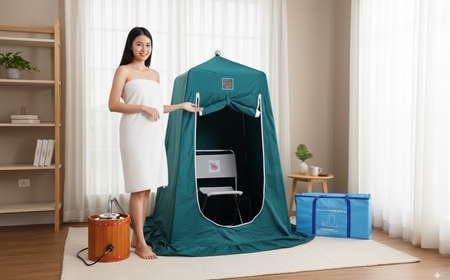 Tác dụng của lều xông hơi Xạ Hương với sức khỏe phụ nữ sau sinh