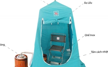 Top lều xông hơi sau sinh được mẹ bỉm tin dùng hiện nay